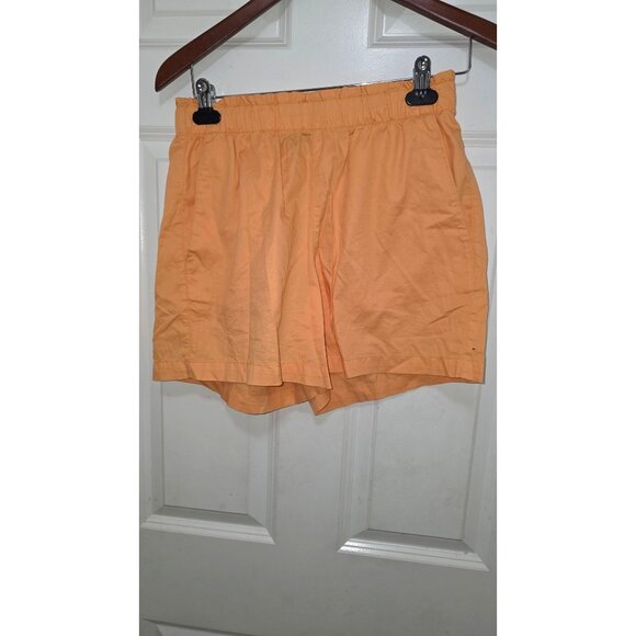 Old Navy Womens Orange Elastic Waist Cotton Shorts S - Picture 2 of 7